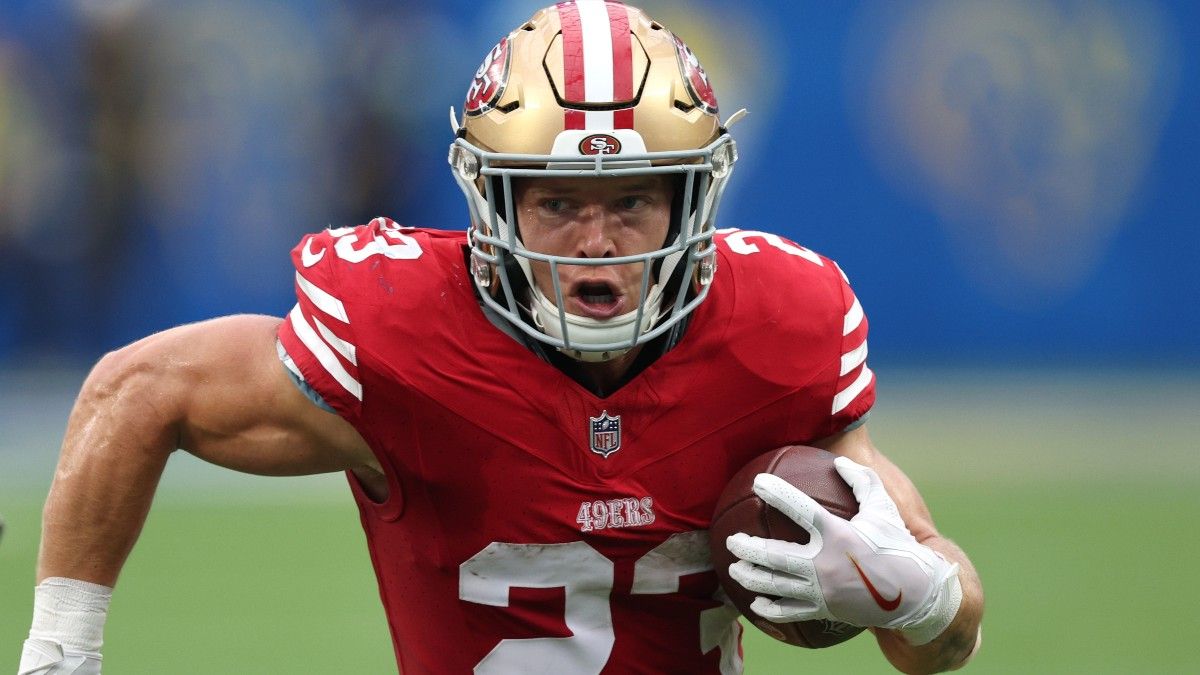 Giants Vs Ers Most Popular Tnf Prop Bets Christian Mccaffrey Leads Way