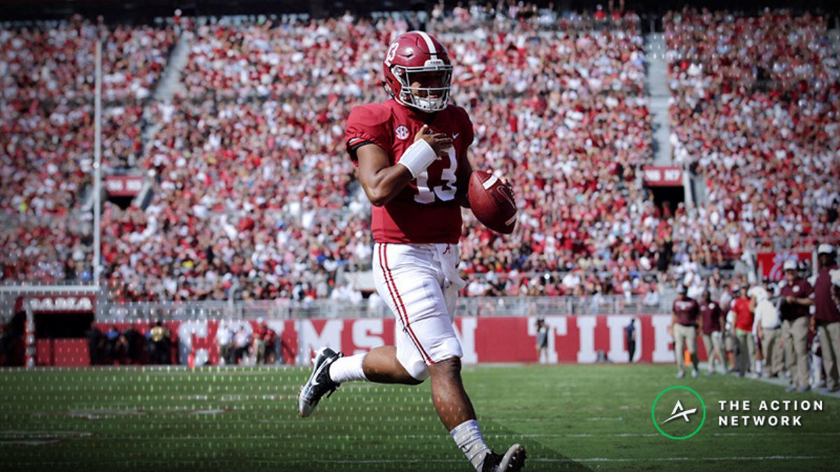 Vegas Sportsbooks Are Actually Rooting For Alabama in Week 7 article feature image