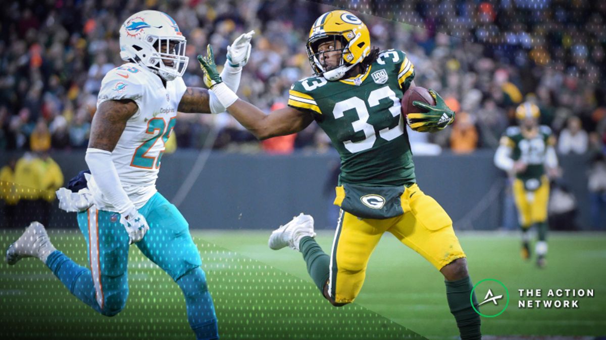 NFL Funnel Defense Ratings The Aaron Jones Hype Train Rolls On in Week