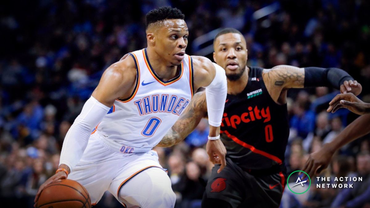 Blazers thunder betting