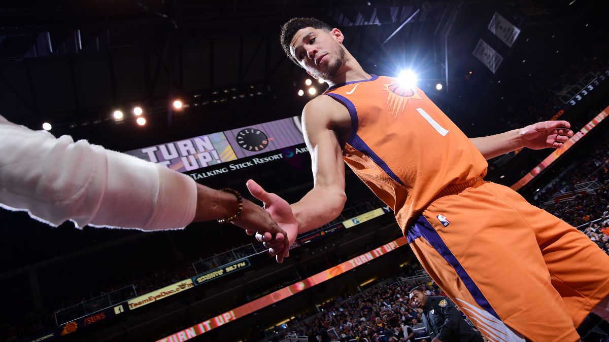 Updated 2020 NBA 3-Point Contest Betting Odds: Devin Booker Replaces the Injured Damian Lillard article feature image