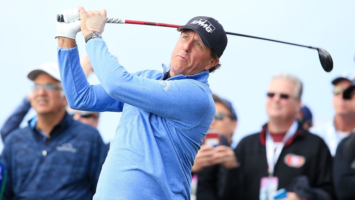 AT&T Pebble Peach Pro-Am Round 4 Odds & Picks: Why Mickelson Is Favored and Best Matchup Bets article feature image