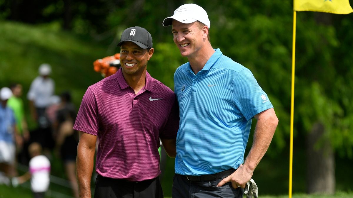 Tiger vs. Phil Match Odds, Date & How to Watch: Woods-Manning Favored Over Mickelson-Brady article feature image