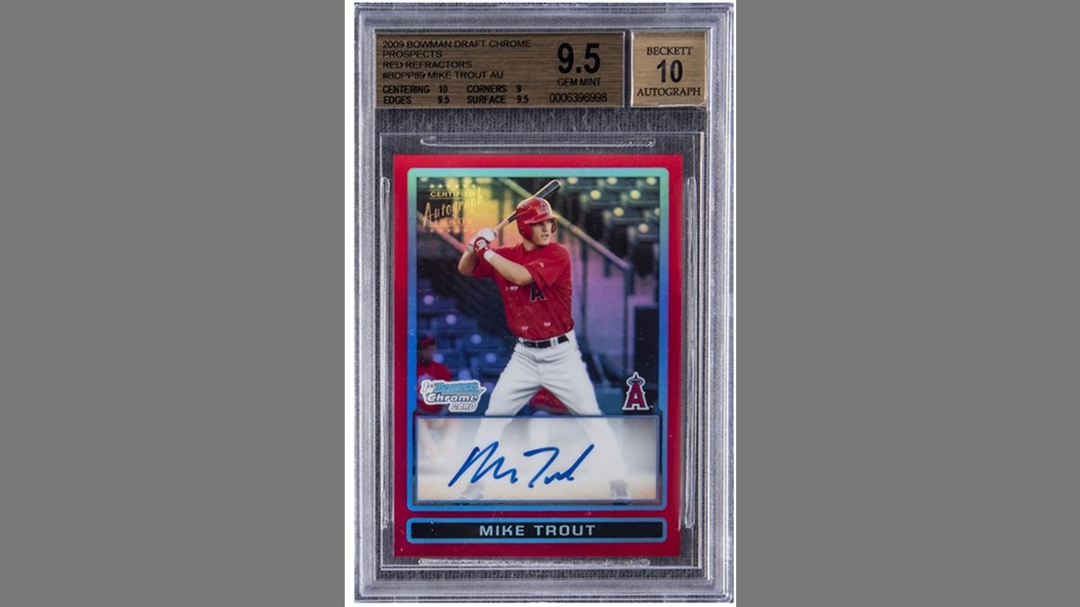 $900,000 Mike Trout Rookie Card Highlights Record-Breaking Memorabilia Auction article feature image