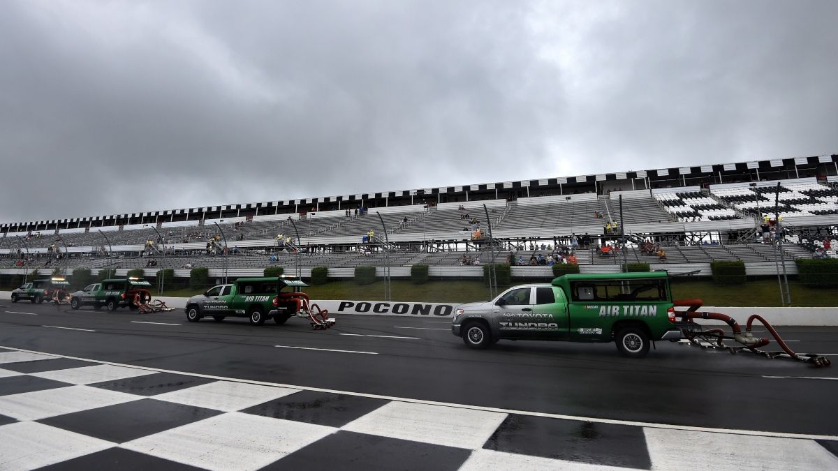 NASCAR at Pocono Weather Forecast: Rain Could Delay Start to Saturday’s Pocono Organics 325 article feature image