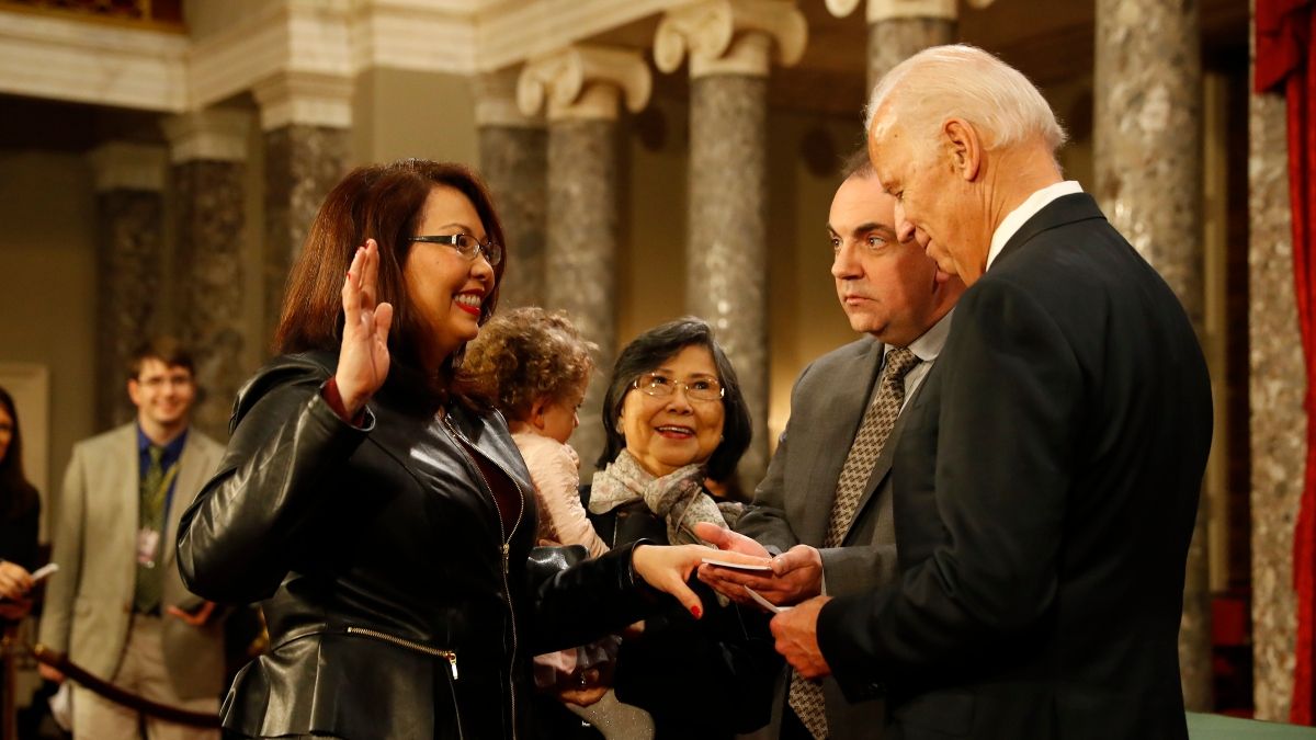 Tammy Duckworth Has 4th-Best Odds to Be Joe Biden’s Running Mate article feature image