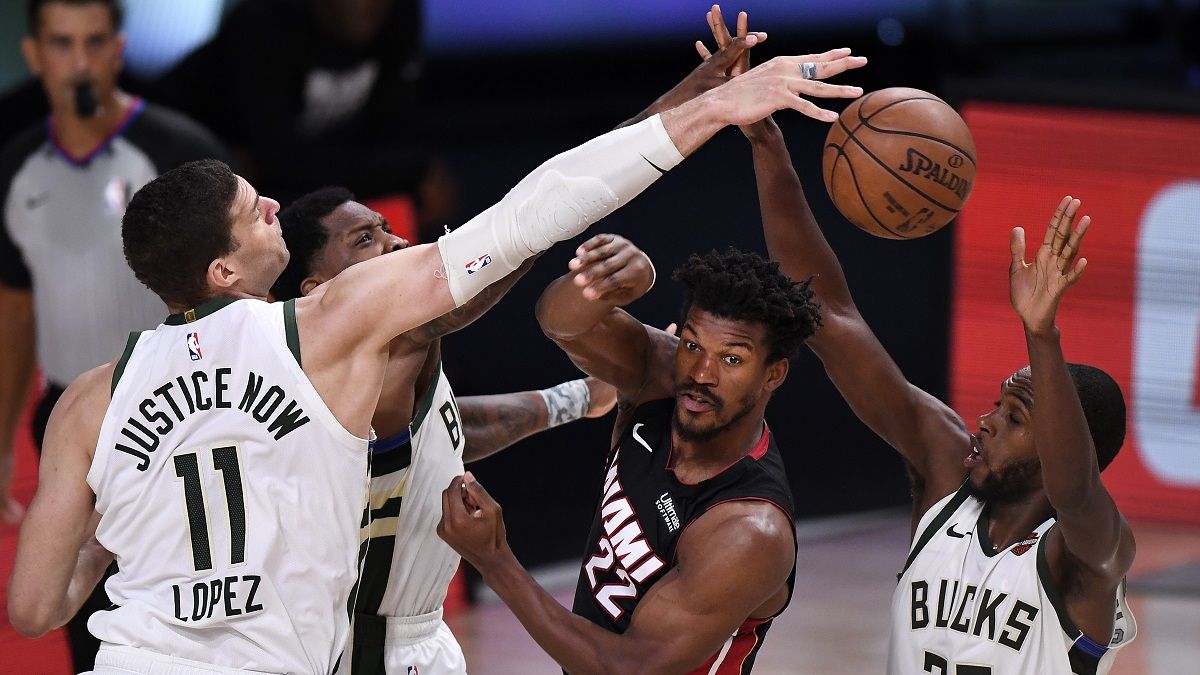 Tuesday NBA Playoffs Betting Odds, Picks & Predictions: Heat vs. Bucks Game 5 Preview (Sept. 8) article feature image