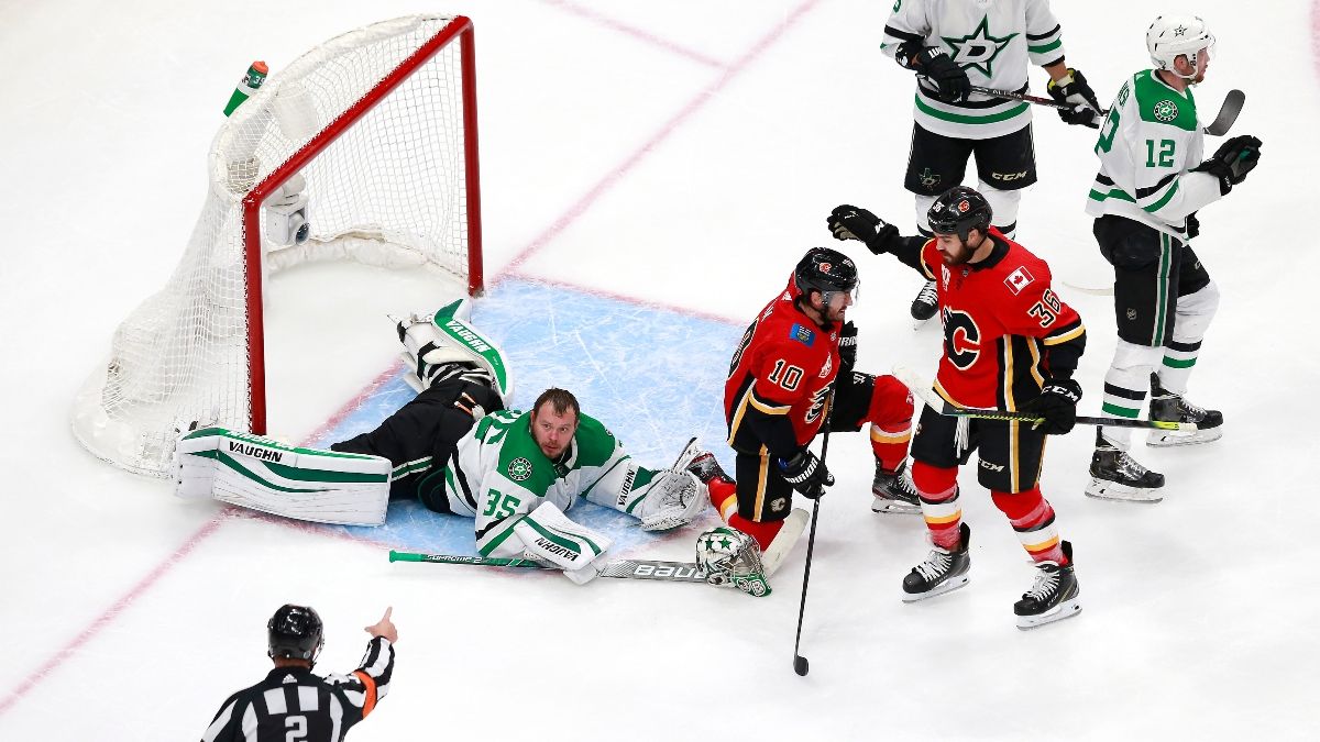 Stars vs. Flames Game 4 Odds & Pick (Sunday, Aug. 16): Double Down on Dallas? article feature image