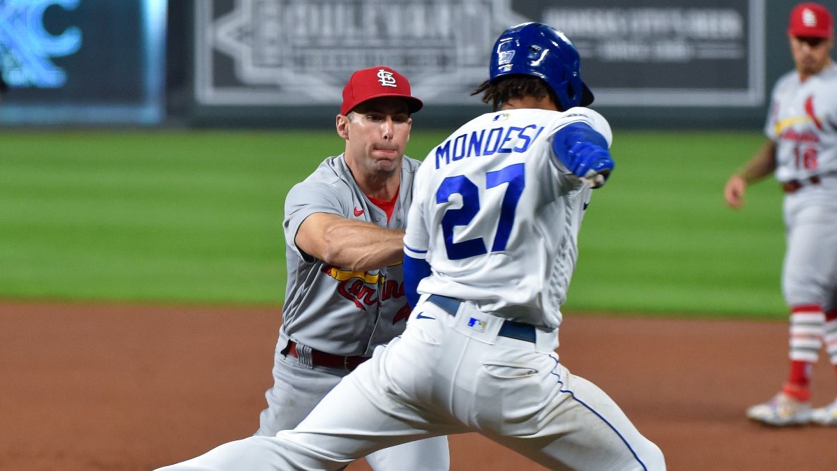 Tuesday MLB Betting Picks & Predictions: Our Best Bets for Cardinals vs. Royals, Athletics vs. Dodgers (Sept. 22) article feature image