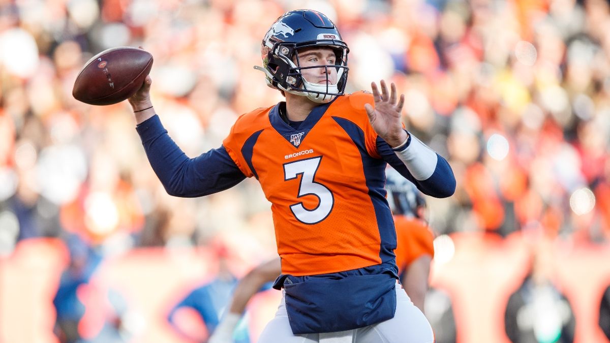 Broncos vs. Raiders Odds, Promo: Bet $20, Win $205 if Drew Lock Completes a Pass! article feature image