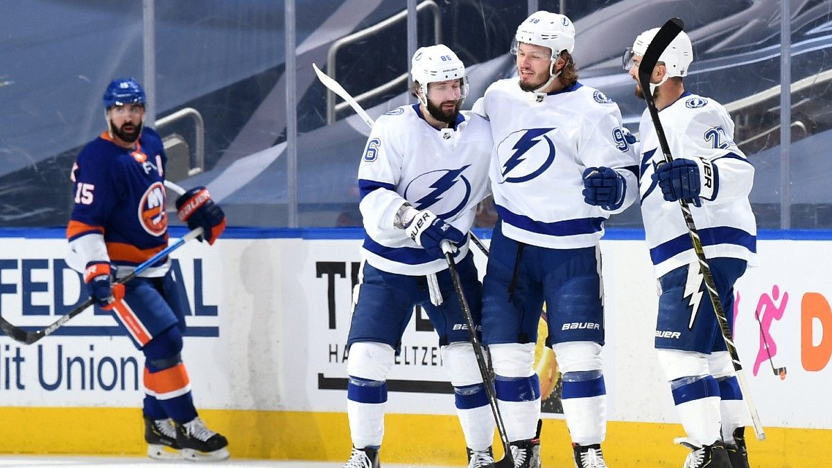 Sunday NHL Odds & Picks: Totals And Player Prop Bets for Islanders vs. Lightning Game 4 (Sept. 13) article feature image