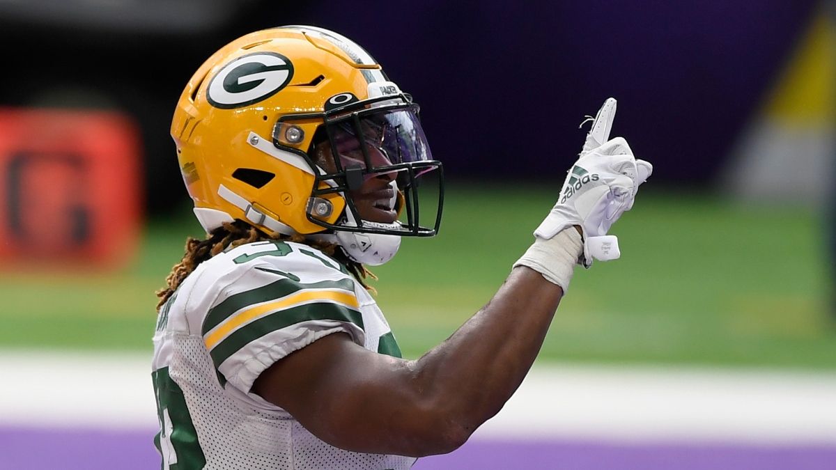Why This Aaron Jones Over Is the NFL Prop To Bet For Titans vs. Packers article feature image