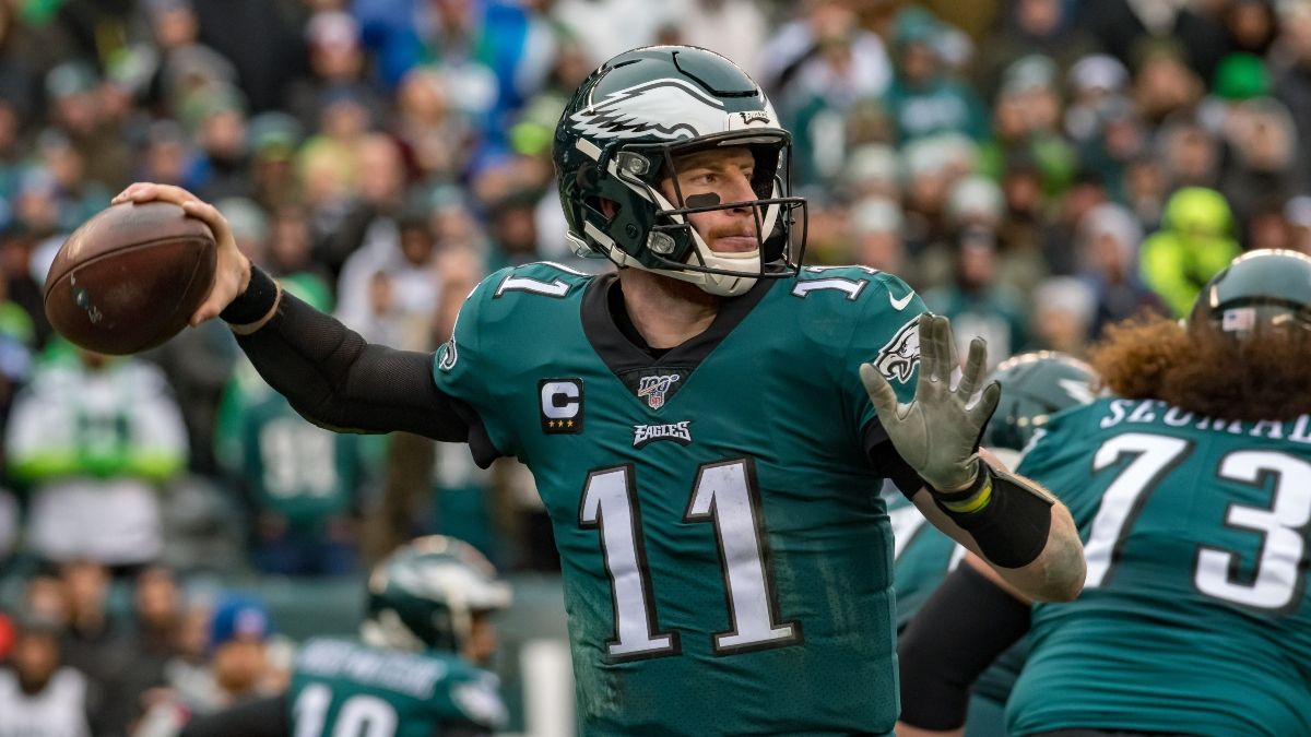 Eagles-Giants Promo: Get Up to $500 if Either Wentz or Jones Throws for 8+ Yards! article feature image