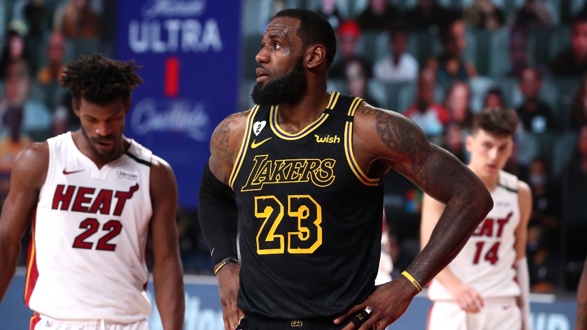 Sunday NBA Finals Betting Odds, Picks & Predictions: Lakers vs. Heat Game 6 (Oct. 11) article feature image