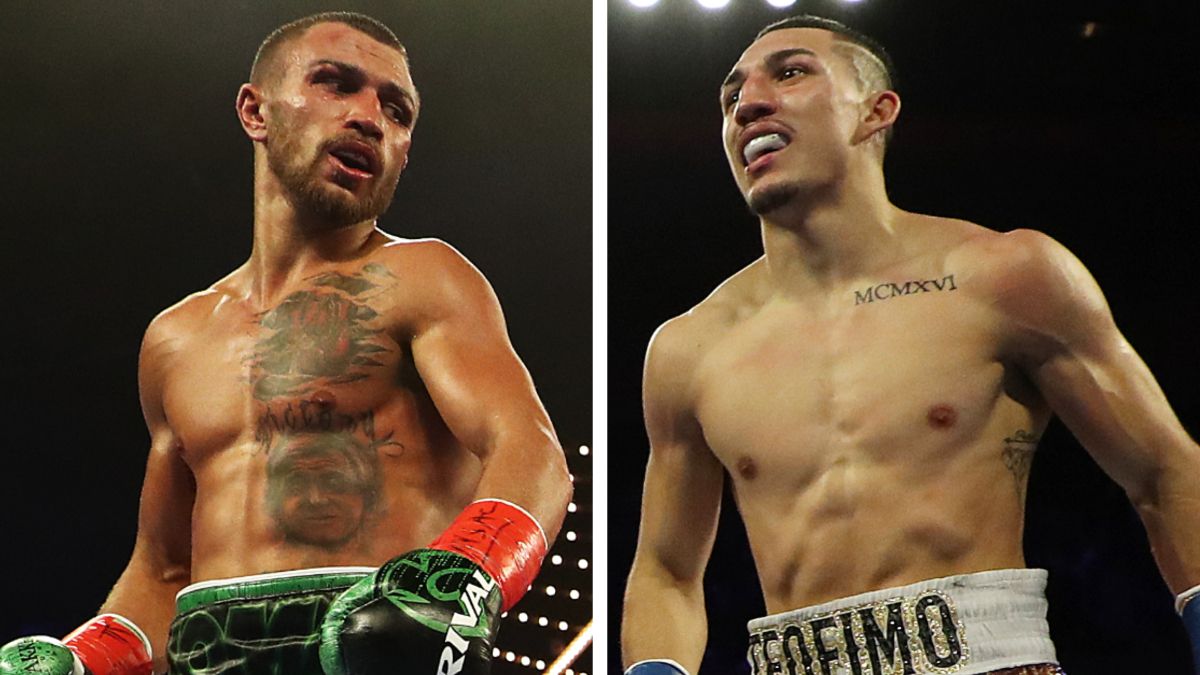 Vasiliy Lomachenko vs. Teofimo Lopez Boxing Odds, Picks and Predictions: How to Bet This Lightweight Title Fight (Saturday, Oct. 17) article feature image