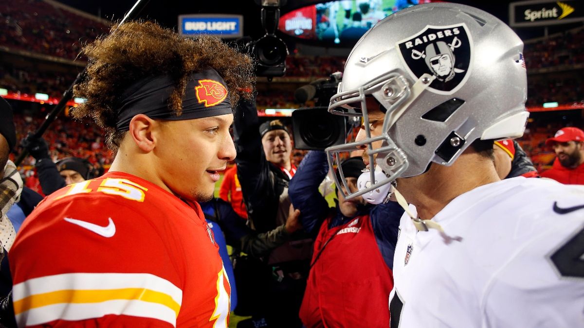 Chiefs vs. Raiders Promo: Bet $5, Win $100 if Kansas City Covers +50 article feature image