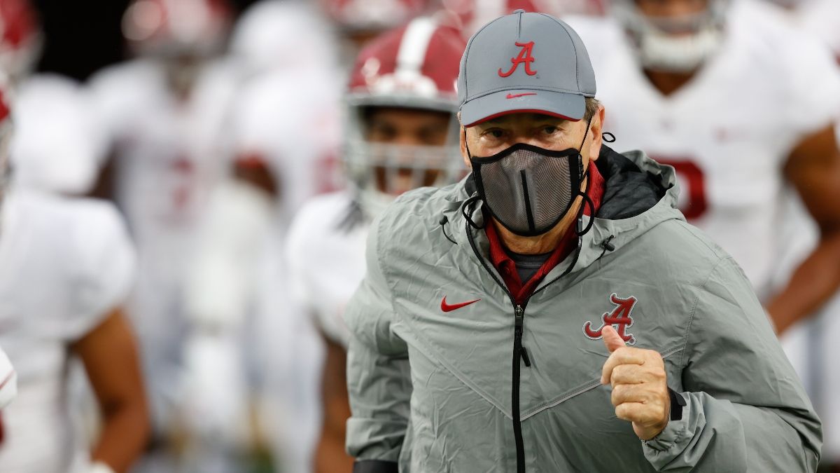 Alabama vs. Georgia Betting Odds: Nick Saban Tests Positive for COVID-19 article feature image