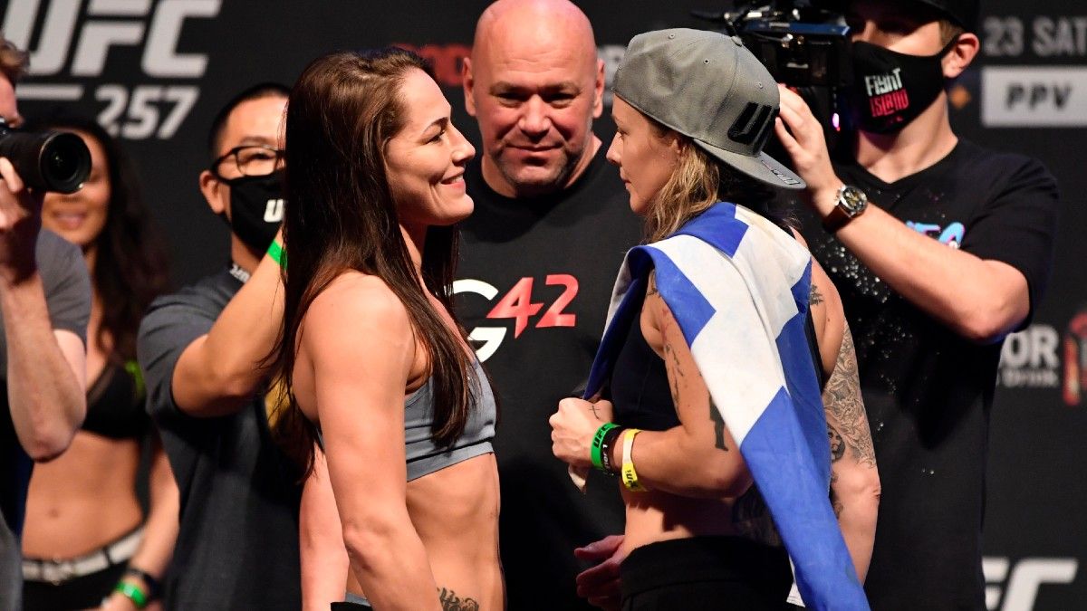UFC 257 Odds & Picks: How to Bet Jessica Eye vs. Joanne Calderwood (Saturday, Jan. 23) article feature image