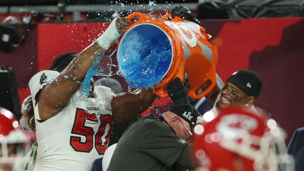 Super Bowl Gatorade Color Odds: Buccaneers Dump Blue On Bruce Arians article feature image