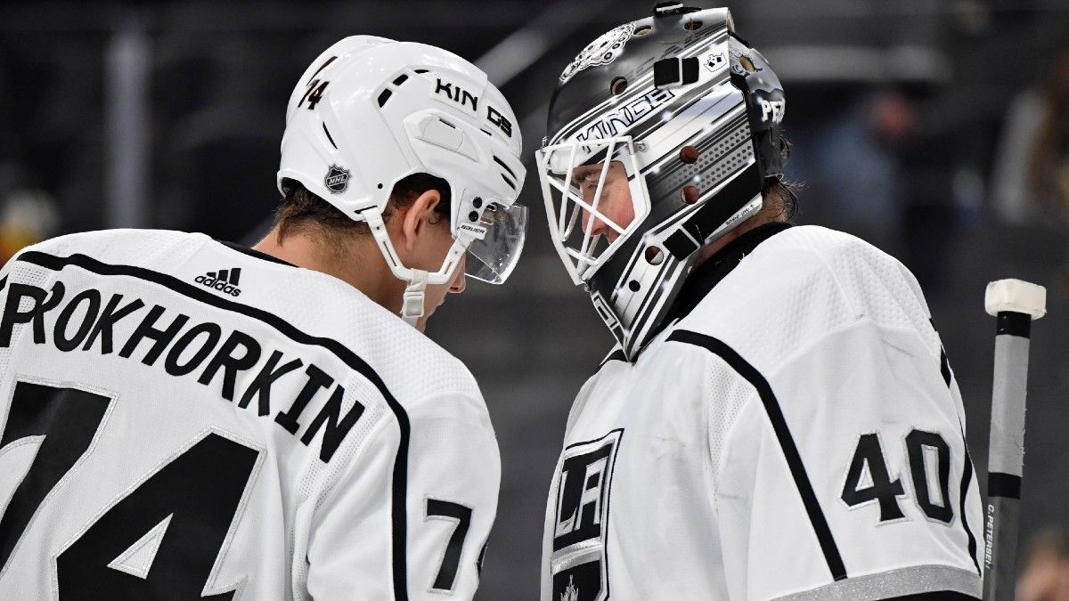 NHL Betting Odds & Pick for Kings vs. Sharks: Goaltender Edge Favors Los Angeles (March 24) article feature image