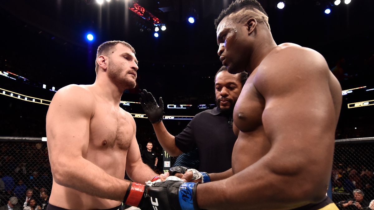 UFC 260 Odds, Fights, TV Schedule: Francis Ngannou Slight Favorite vs. Stipe Miocic In Heavyweight Title Rematch article feature image