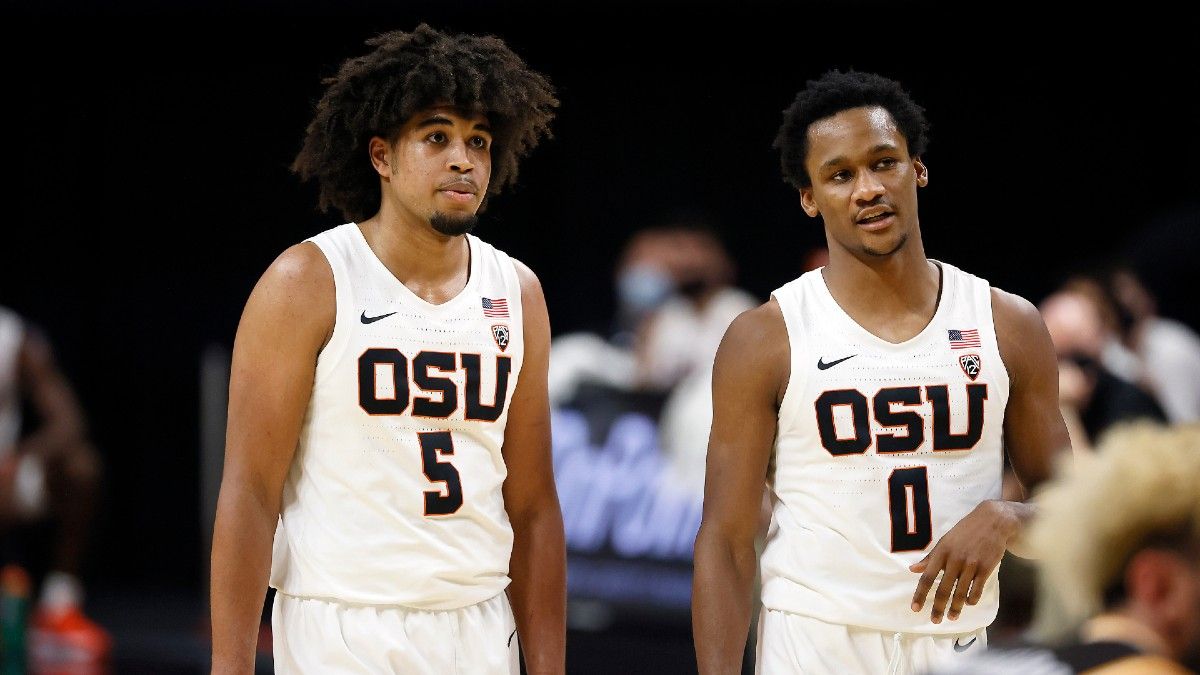 College Basketball Odds & Picks: Best Bets for Sunday, Including Penn State vs. Maryland & Oregon State vs. Oregon (March 7) article feature image