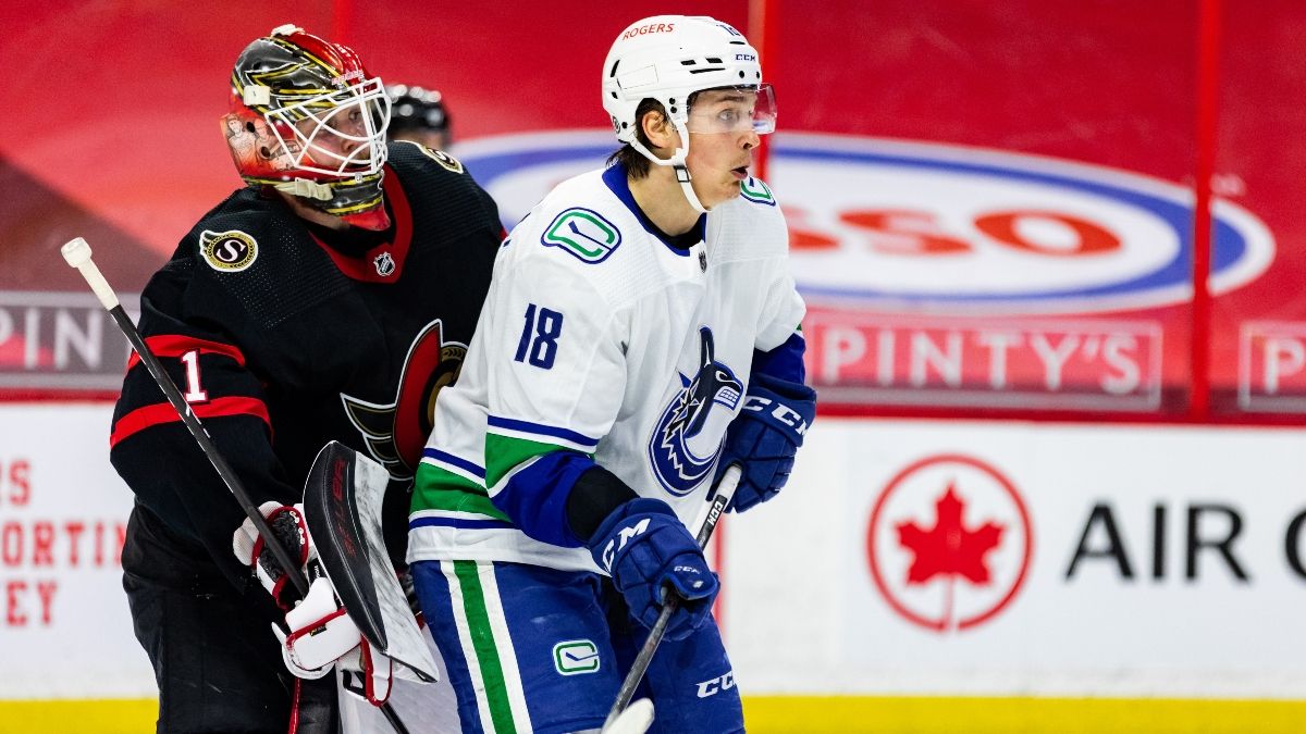 NHL Odds & Picks for Canucks vs. Senators: Is Vancouver a Deserving Road Favorite? (Wednesday, April 28) article feature image
