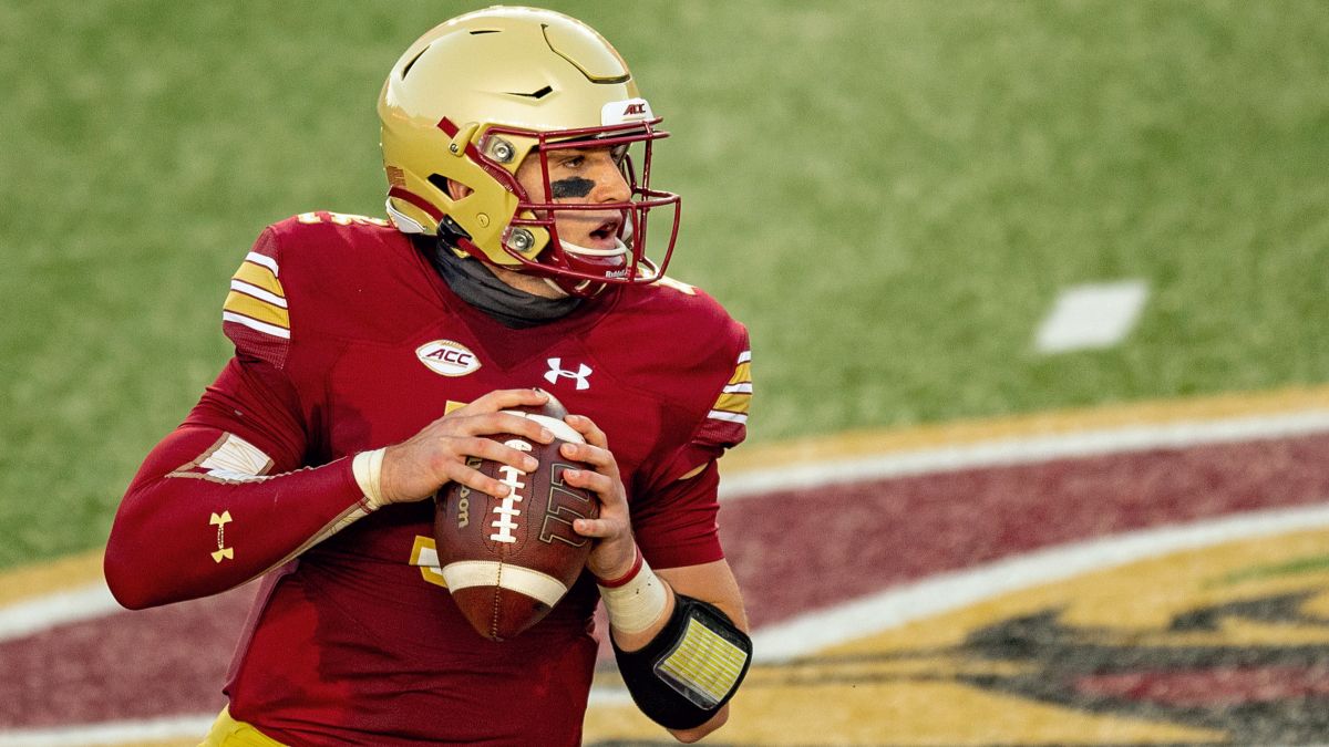 Phil Jurkovec Injury Impacts Boston College ACC Championship Betting Odds article feature image