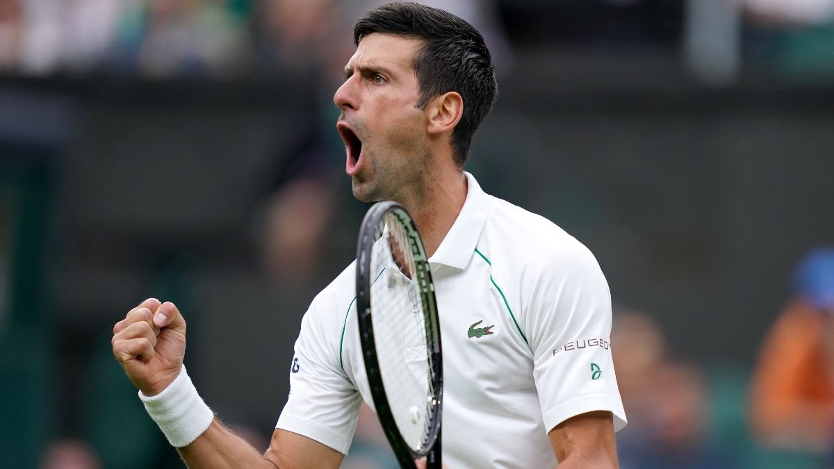 Wimbledon 2021 Odds, Promo: Bet $1, Win $100 if Novak Djokovic Records an Ace! article feature image
