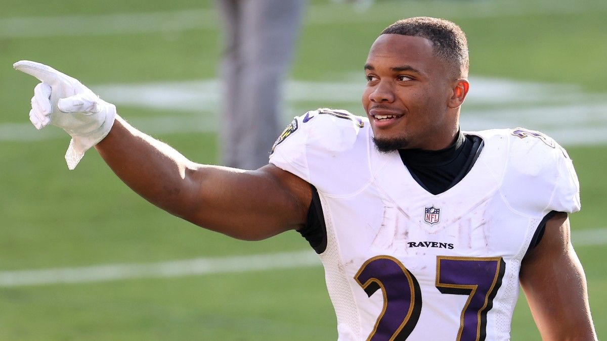 J.K. Dobbins Tears ACL: How It Impacts Fantasy, Gus Edwards & Ravens Offense article feature image
