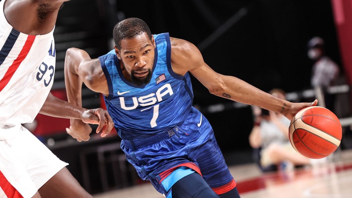 USA vs. France Gold Medal Game Odds, Promo: Bet $20, Win $200 if Kevin Durant Scores a Point article feature image