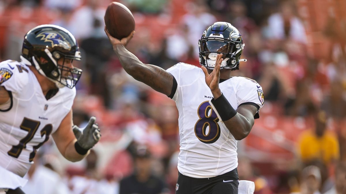 NFL Week 4 Betting Picks: Ravens, Washington, Buccaneers, Patriots, More Spreads & Over/Unders article feature image