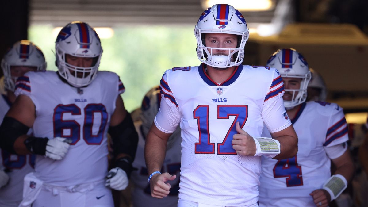 Bills vs. Titans Odds, Promo: Bet $50, Win $300 if Josh Allen Completes a Pass! article feature image