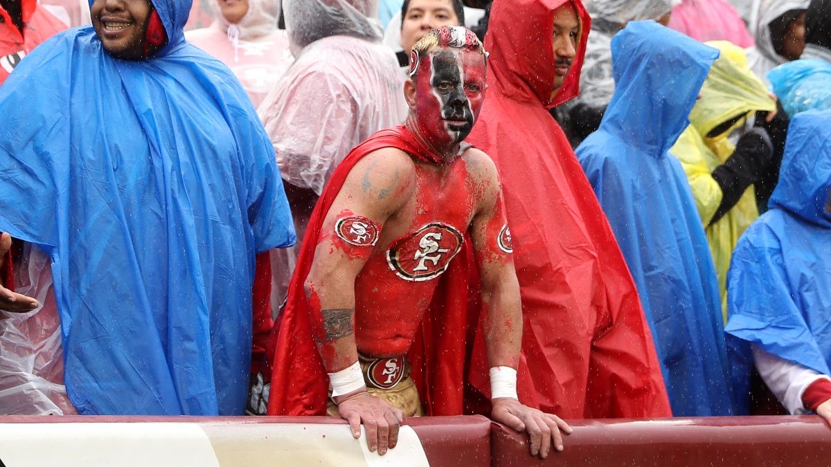 NFL Weather Forecast for Colts vs. 49ers: Sunday Night Football Expecting Heavy Rain & Wind article feature image
