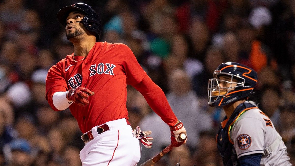 Red Sox vs. Astros MLB Odds, Picks: ALCS Game 6 Player Props Betting Guide, Including Xander Bogaerts (October 22) article feature image