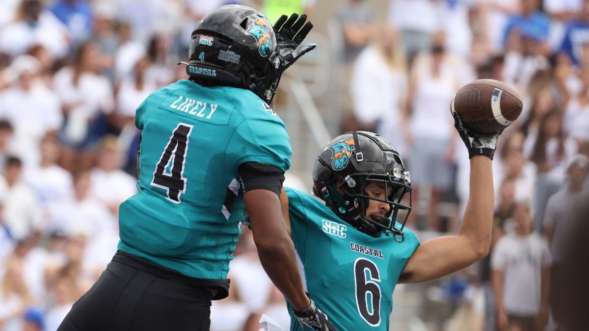 Coastal Carolina vs. Appalachian State Odds, Picks, Predictions: The Spread Bet to Make for Wednesday (Oct. 20) article feature image