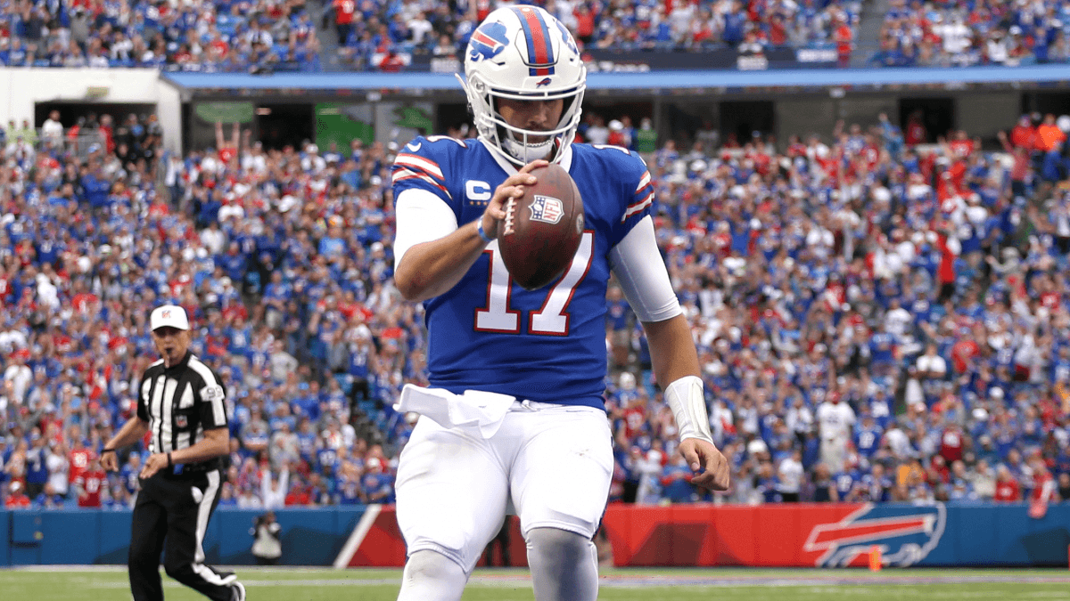 Josh Allen Props: How to Bet Bills QB’s Passing and Rushing Yards on Monday Night Football vs. Patriots article feature image