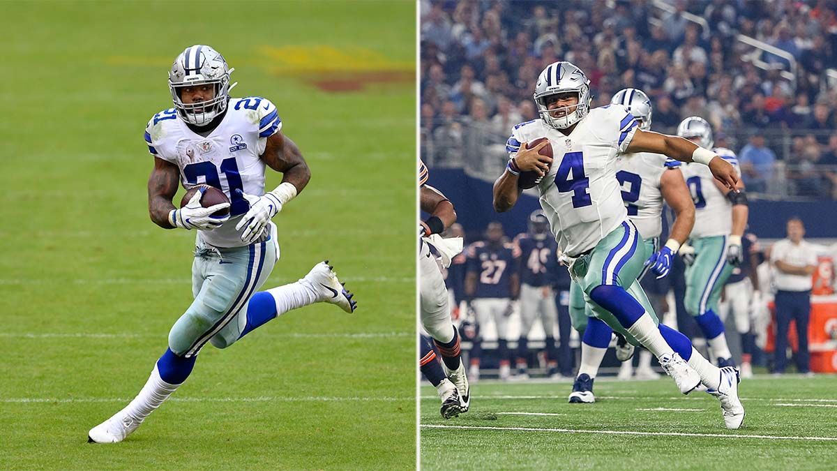 Ezekiel Elliott and Dak Prescott Among Most Popular NFL Props for Cowboys vs. Raiders on Thanksgiving article feature image