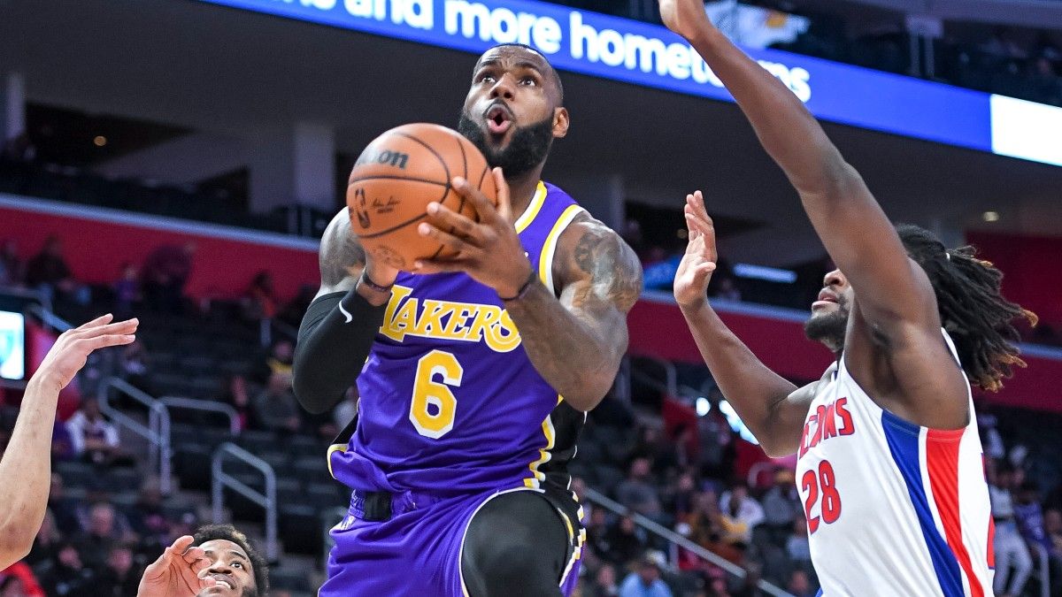 Pistons vs. Lakers NBA Odds & Picks: Sharp Money & Top-Rated Betting System Aligned on Sunday Night article feature image