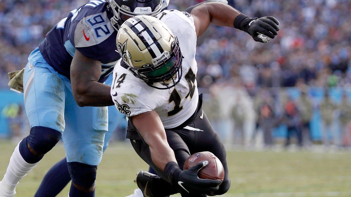 Should You Start Mark Ingram Fantasy Football? His Rankings with Alvin Kamara Out For Saints-Eagles article feature image