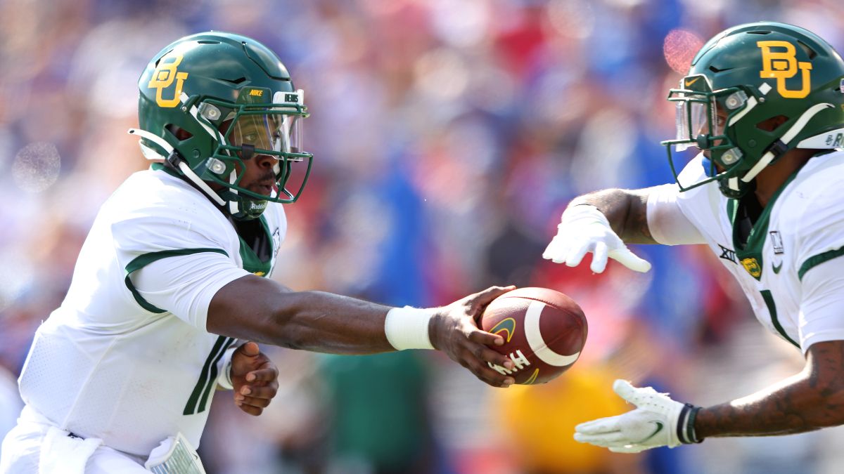 Baylor Bears vs. Oklahoma Sooners Betting Picks & Predictions: Sharp Money on Bears to Upset Undefeated Sooners? article feature image