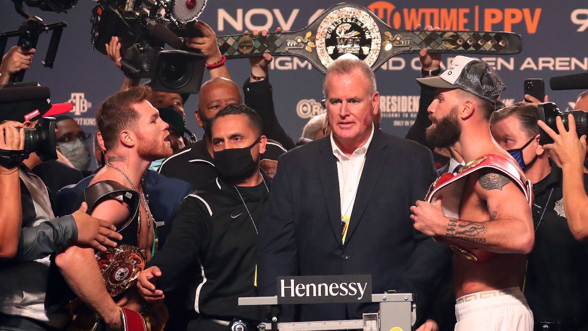 Canelo Alvarez vs. Caleb Plant Odds Picks & Prediction: Best Bets For Middleweight Boxing Title Fight article feature image