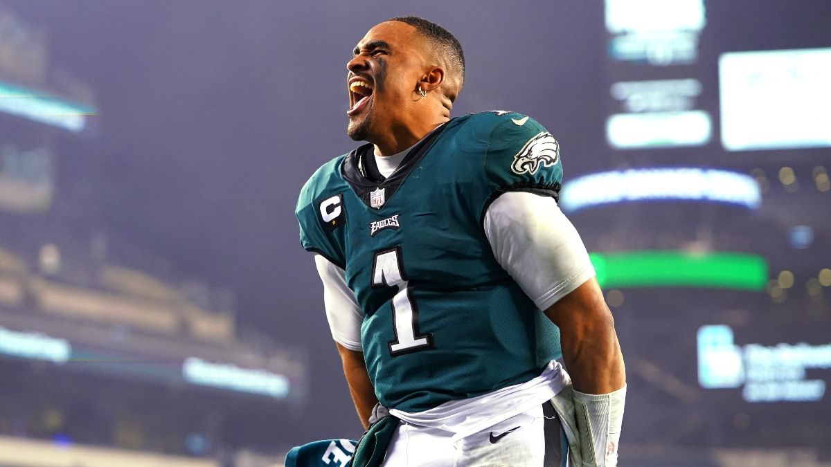 Eagles vs. Washington Odds, Promo: Bet $10, Win $200 if Jalen Hurts Throws for 1+ Yard! article feature image