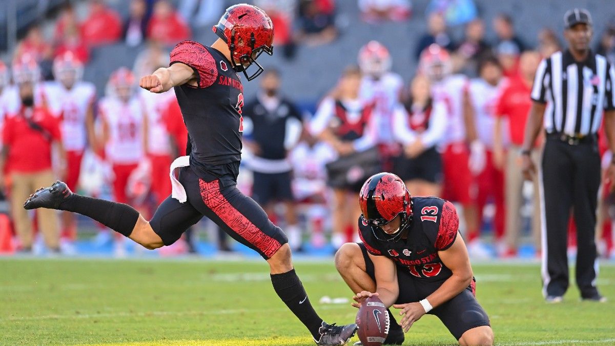San Diego State vs. Utah State Odds: Spread, Total for 2021 Mountain West Championship Game article feature image