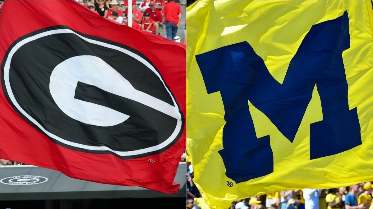 Michigan vs. Georgia Odds, Promo: Bet $10, Win $200 if Either Team Gains 22+ Yards! article feature image