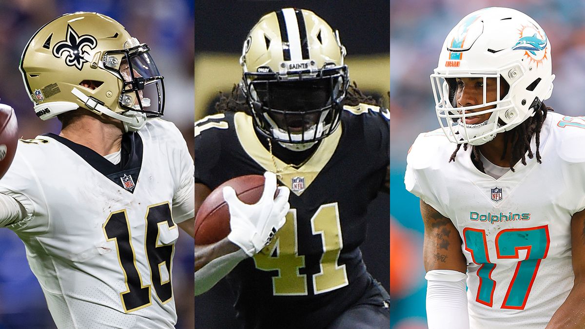 NFL Props: Ian Book, Alvin Kamara, Jaylen Waddle Are Top Picks For Dolphins-Saints On Monday Night Football article feature image