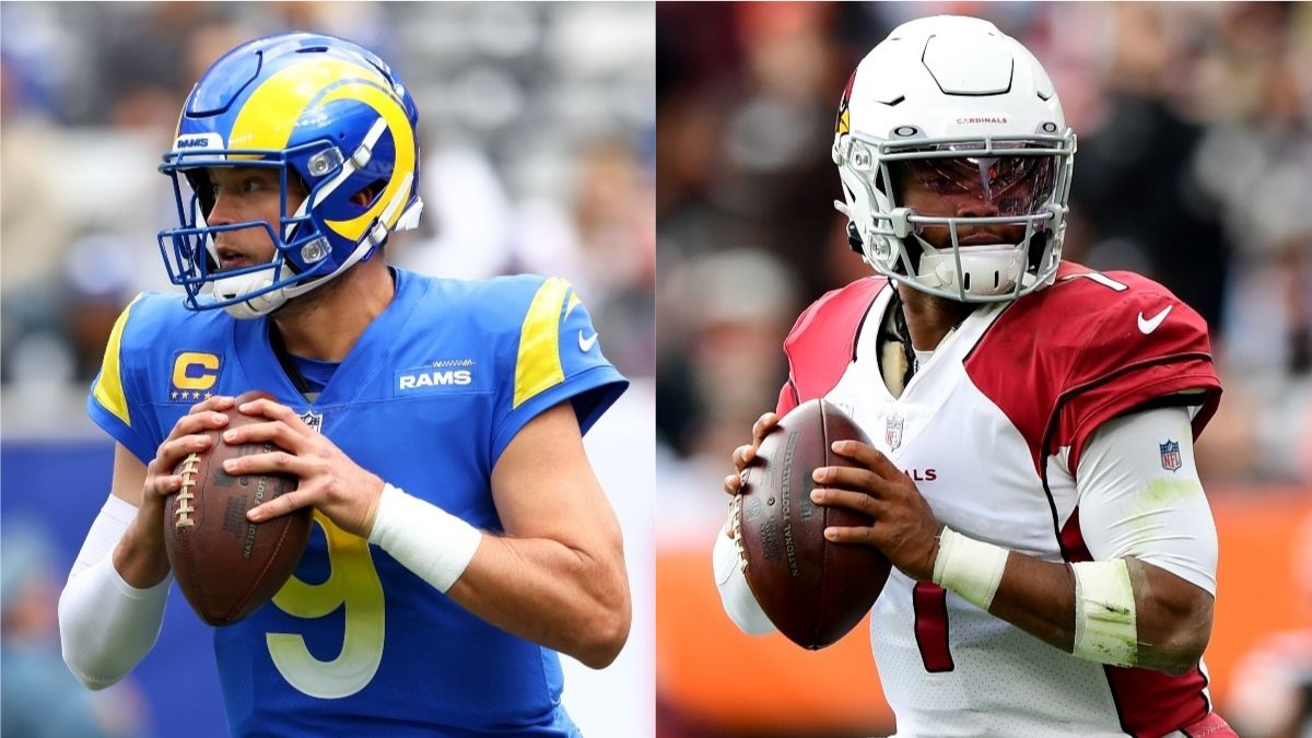 Rams vs. Cardinals Odds, Promos: Bet $10, Win $200 if Stafford or Murray Throws for 1+ Yard, and More! article feature image