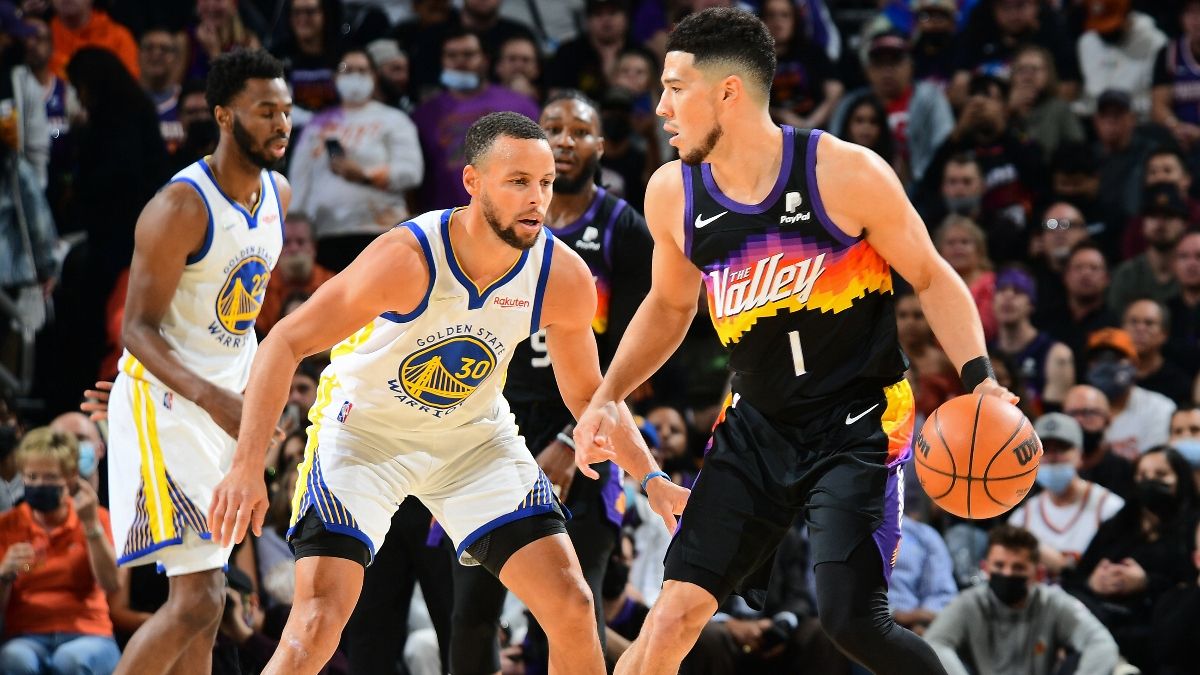 Caesars LA Super Boost: Get +100 Odds on Steph Curry and Devin Booker to Both Score 20+ Points! article feature image