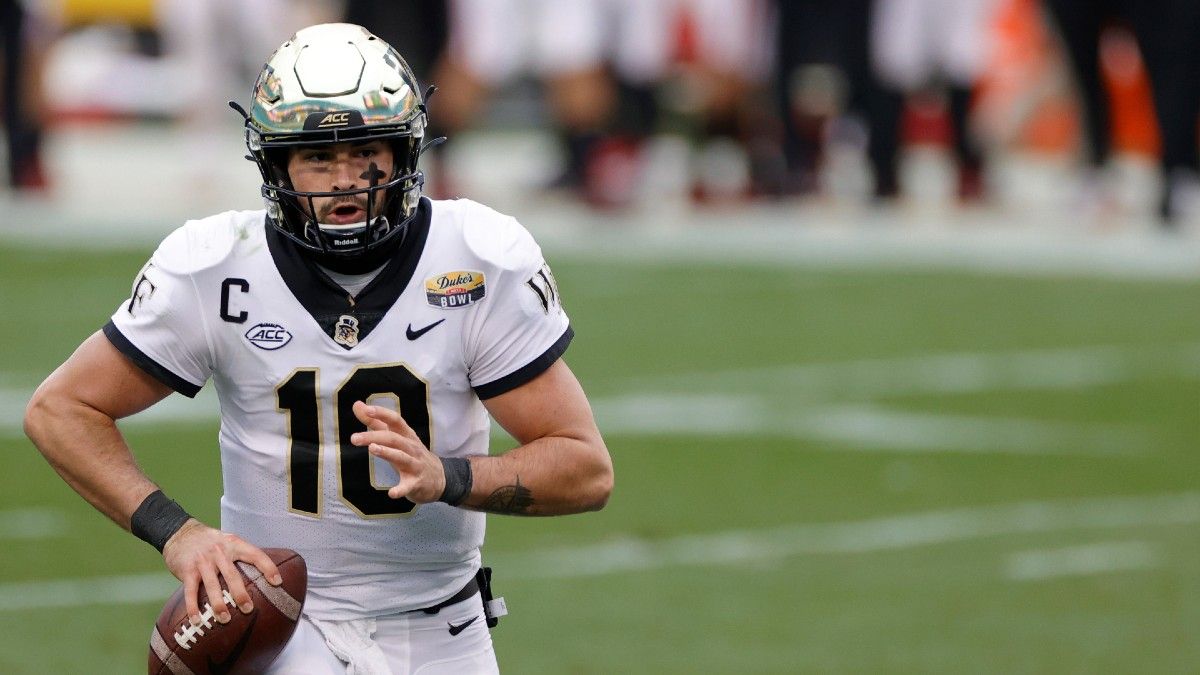 Friday College Football Betting Odds, Picks for Wake Forest vs. Rutgers: Fade Scarlet Knights in Gator Bowl article feature image