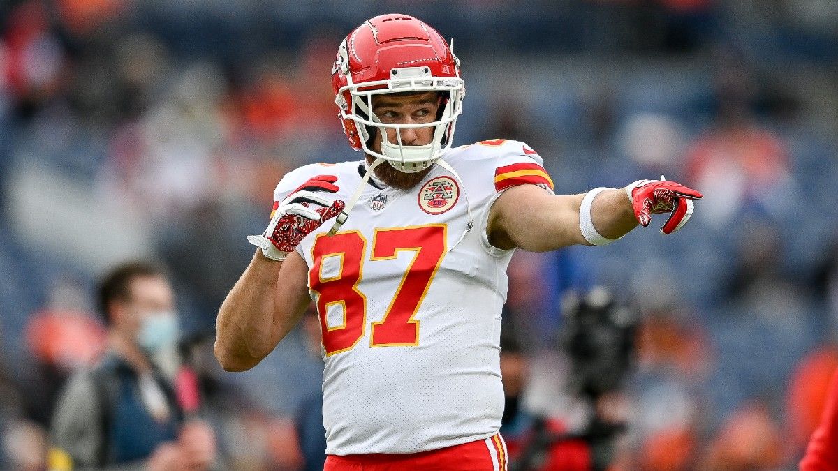 NFL Props For Bills vs. Chiefs: Travis Kelce, Devin Singletary, Byron Pringle Are Top Divisional Round Picks article feature image
